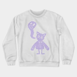 Ghostly Cat Crewneck Sweatshirt